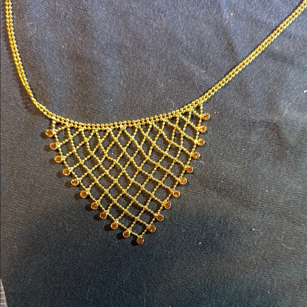 Elegant Gold Mesh Necklace- Givechy